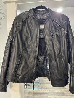 🖤 Harley Davidson Women’s Black Leather Jacket – Size 1W 🖤