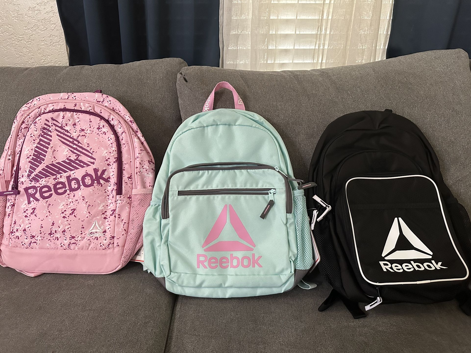 New Reebok backpacks