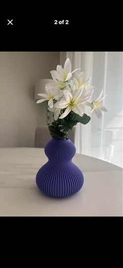 Mid-Century Modern Vase | 3D Printed Decor