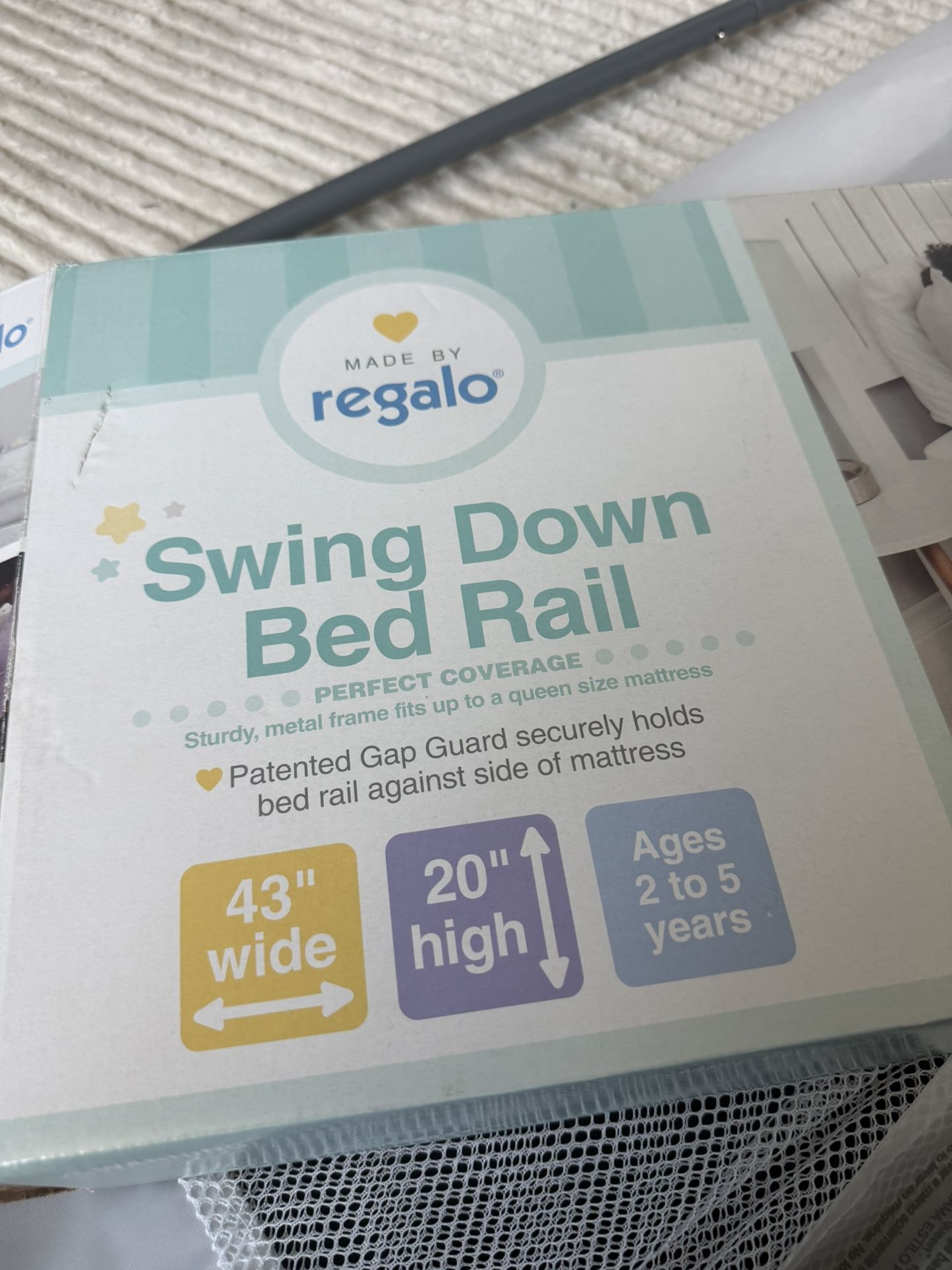 Swing Down Bed Rail