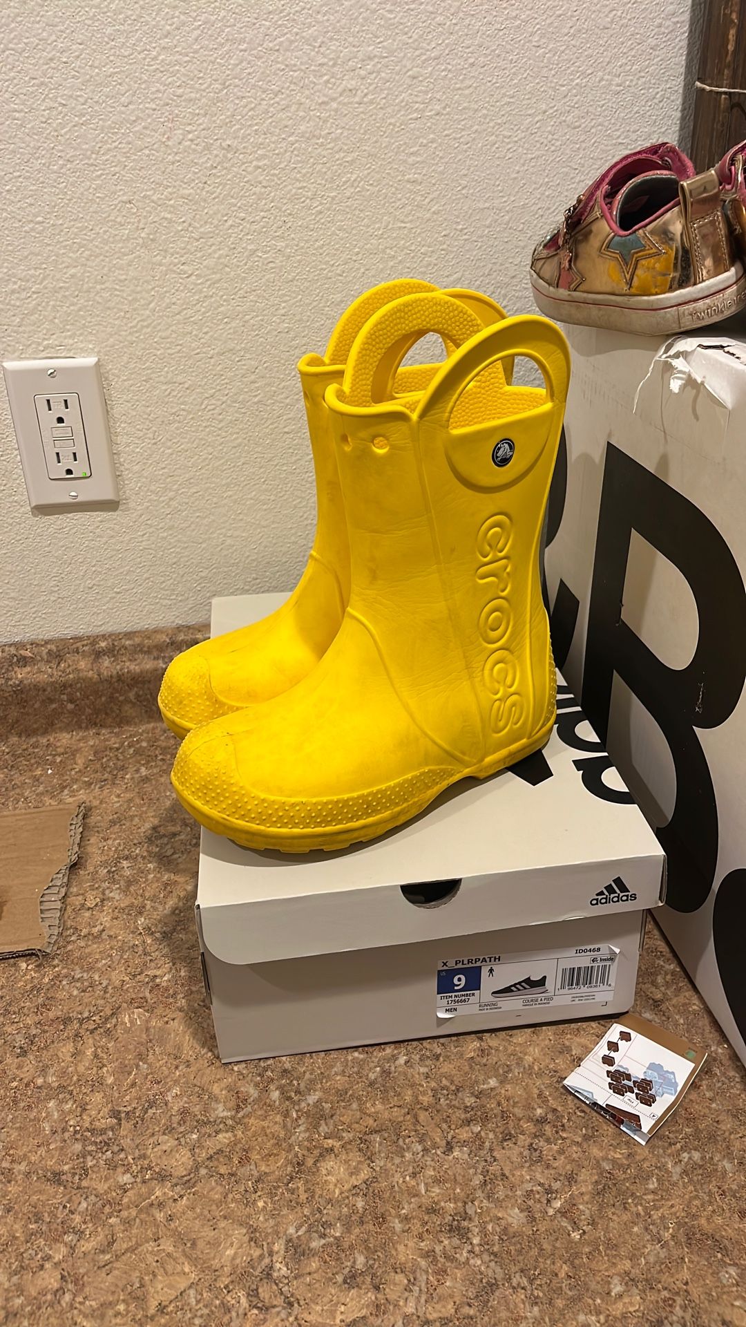 Crocs Rain boots Size 3