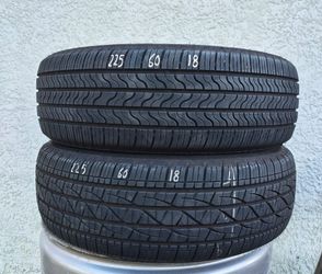 2 Firestone 225/60/18 Tires