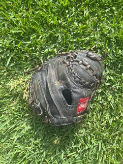 Rawlings Renegade Black Leather Youth Catcher's Mitt