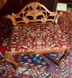 Antique French Louis XVHandcrafted  Parlor Vanity/Bench.