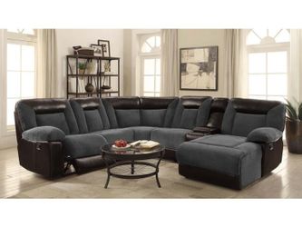 NEW 6-PIECE MOTION SECTIONAL SET $1919