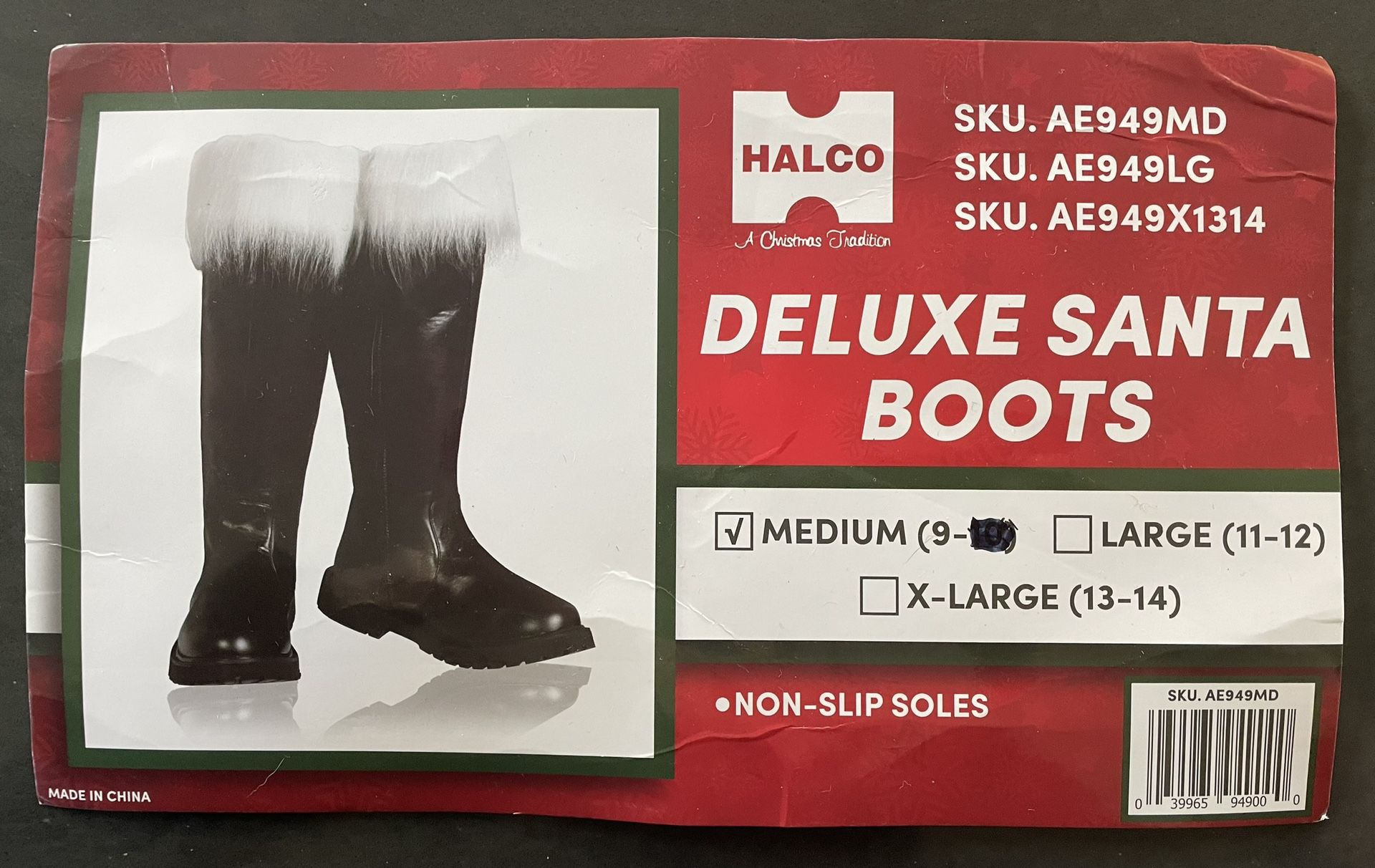Deluxe Santa Claus Boots 