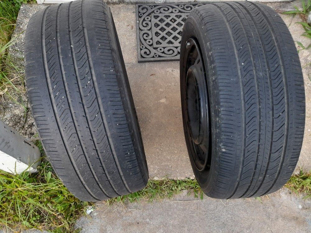 Tyre and wheels
