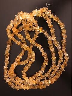 Natural Citrine Gemstone Chips