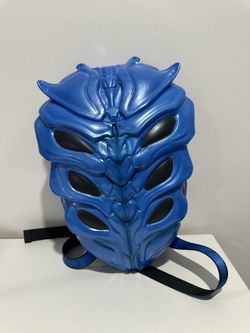 DC blue beetle popcorn bucket