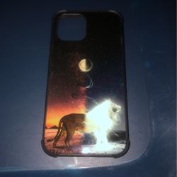 Brand New Lion/lioness Graphic iPhone 12 Pro Max Case
