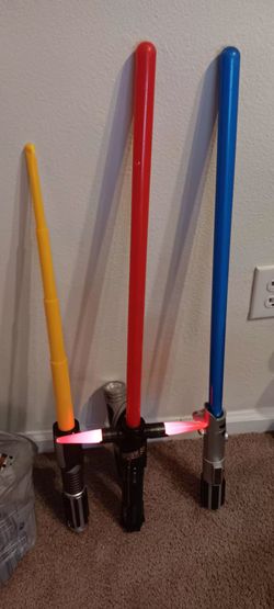 3 Toy Lifesabers For Sale