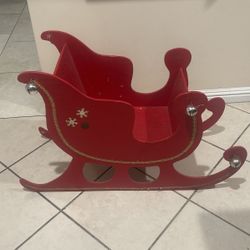 Wooden Christmas Sleigh 🛷