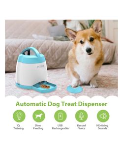 Smart treat dispensar for dogs + treat puzzl