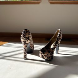 Cheetah Print Heels - Women’s Shoes 5.5