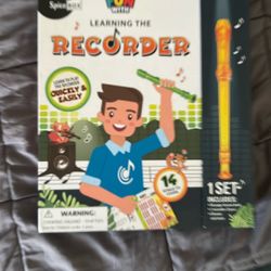 Learning The Recorder Book And Instrument 