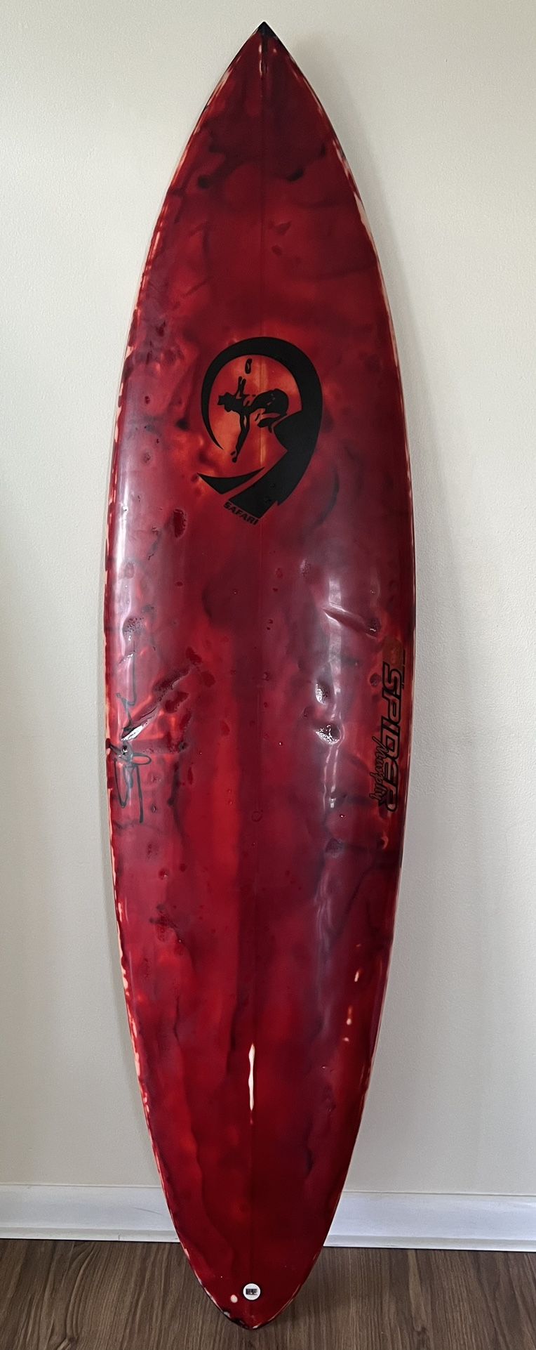 Spider Murphy safari surfboard