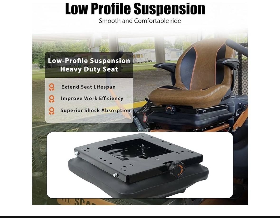 Lawn Mower Tractor Forklift Seat Suspension Kit