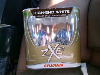 High-end White Sliversyle ZXE GOLD HEEAD LIGHTS
