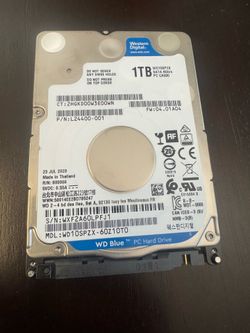 Western Digital WD Blue 1TB 2.5-inch SATA Hard Drive