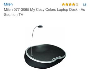 My cozy colors laptop desk