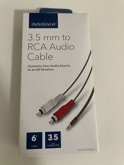 3.5 mm to RCA Audio Cable
