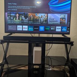 TV and entertainment center