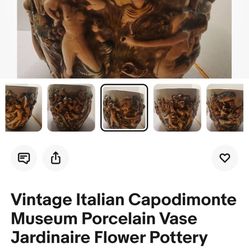 Vintage Italian Capodimonte Vase