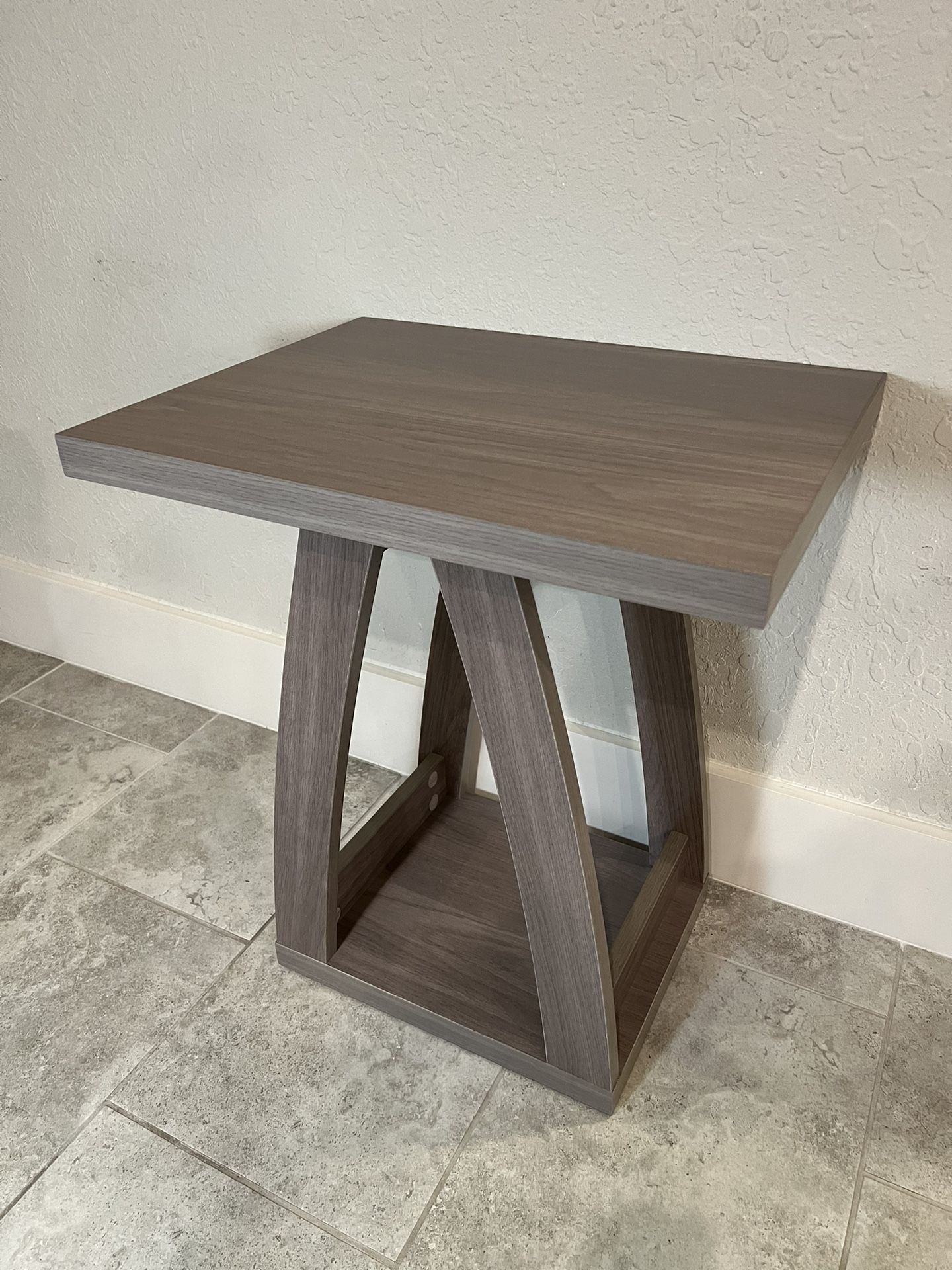 NEW - Side Table / End Table / Nightstand / Accent Table - Grey