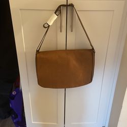 Leather Messenger Bag 