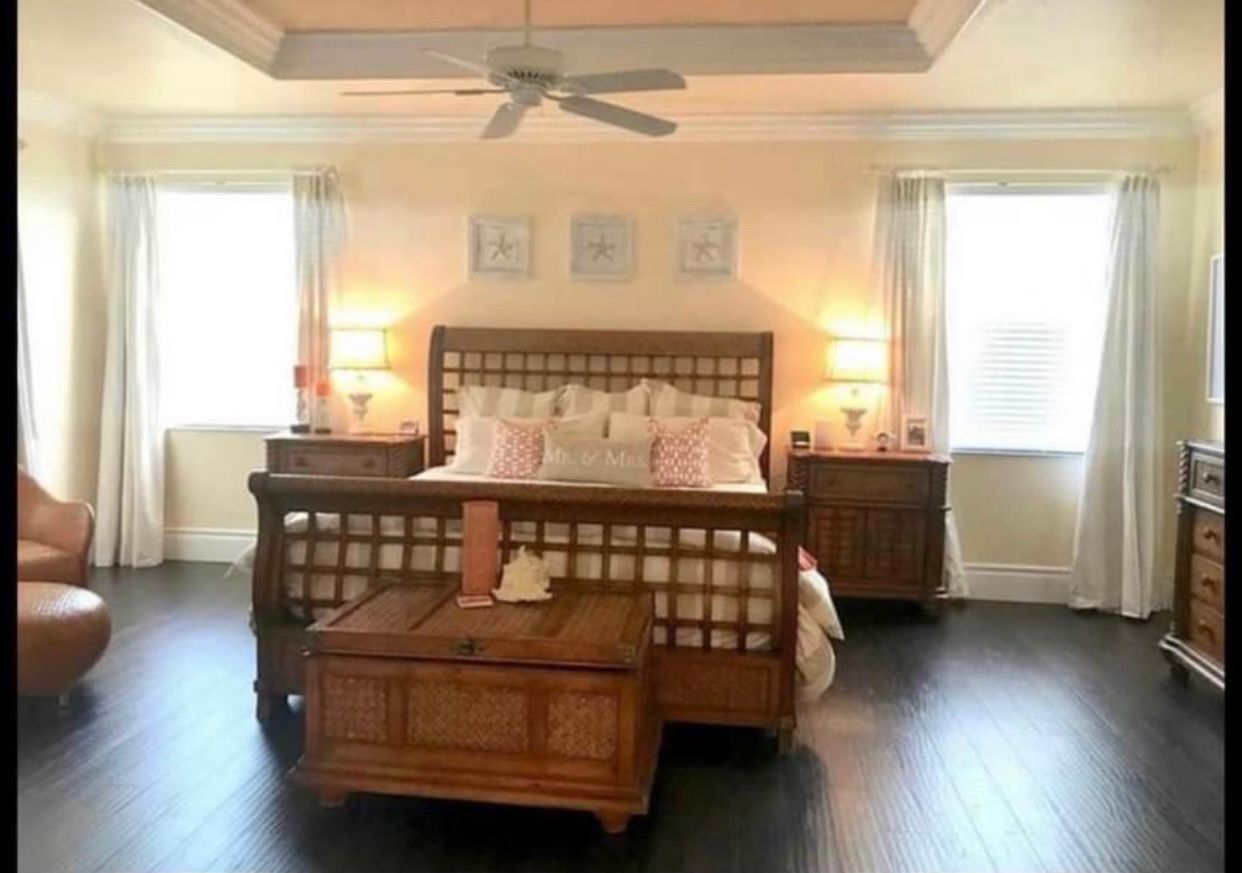 Beautiful Tommy Bahama Style Bedroom collection 