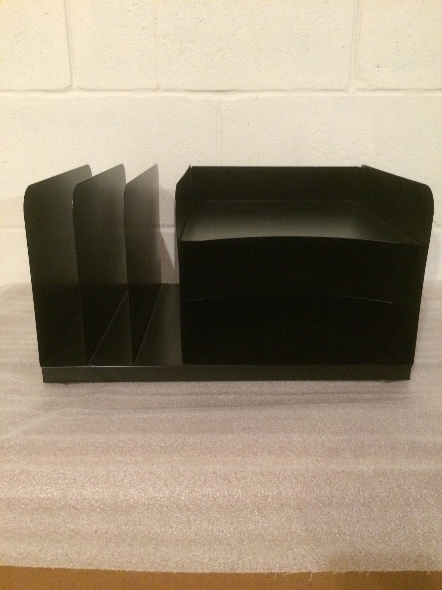 Black Metal Desk Organizer