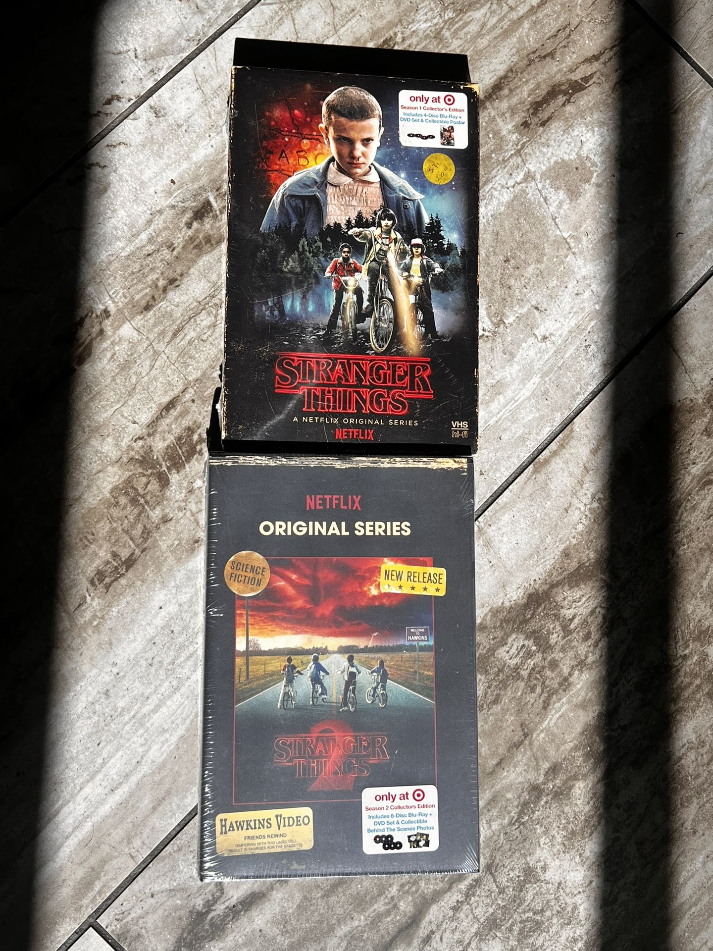 Netflix Stranger Things Season 1 & 2 DVDs
