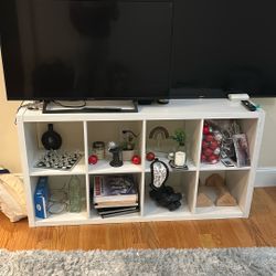 White TV Stand 