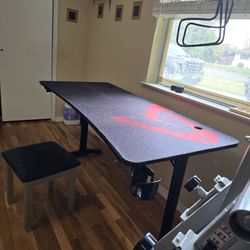 60x28 Gaming Table W Mat