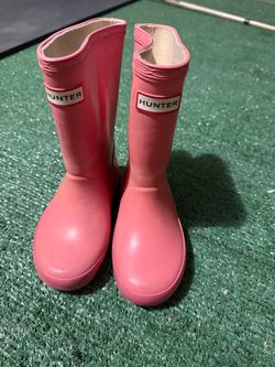 Toddler hunter boots size 9C