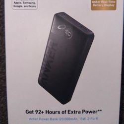 ⚡🔋 Anker 20,000mAh Power Bank – $30 🔋⚡