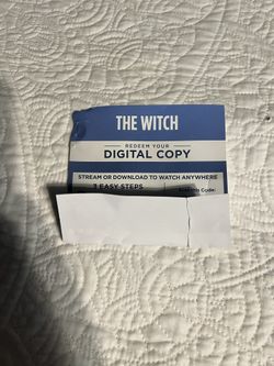 The Witch 4k Digital Movie