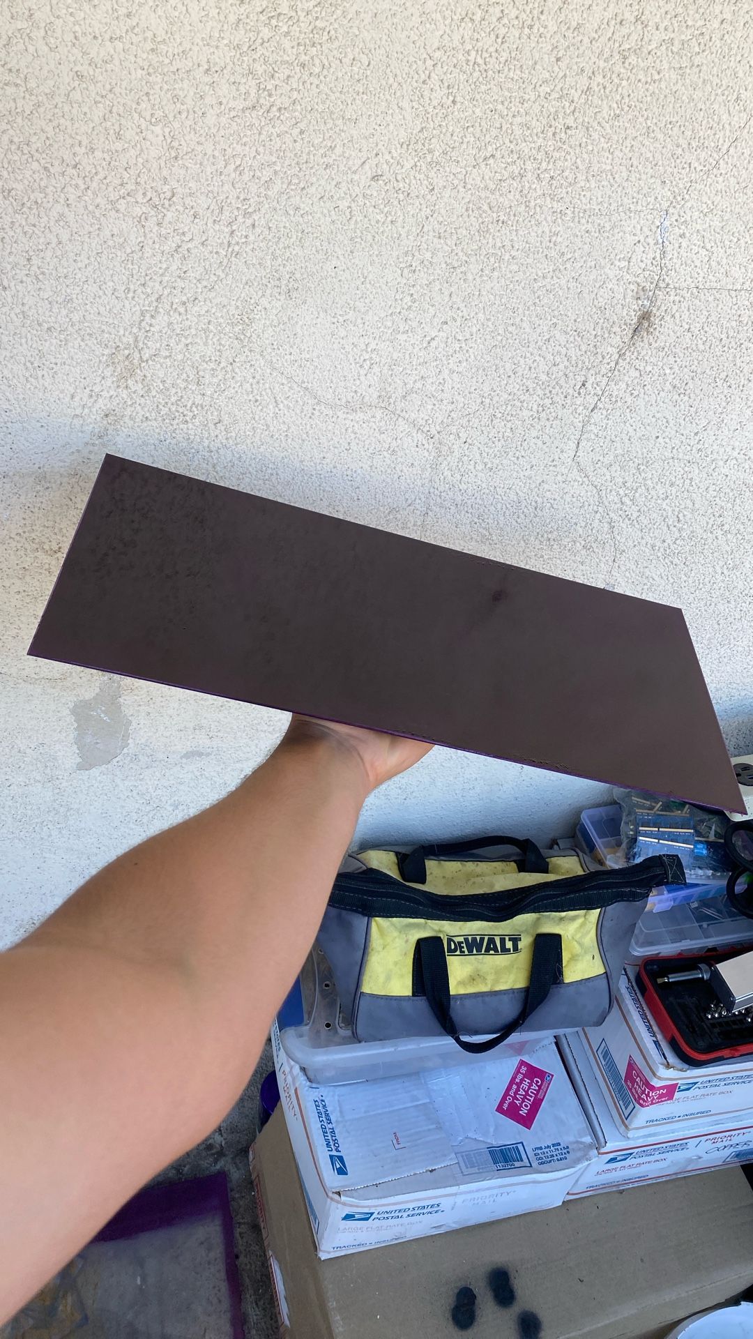 Mini Bike Engine Or Seat Plate (Dark Purple)