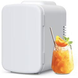 HealSmart 4 Liter 6 Can Portable Mini Fridge NEW 