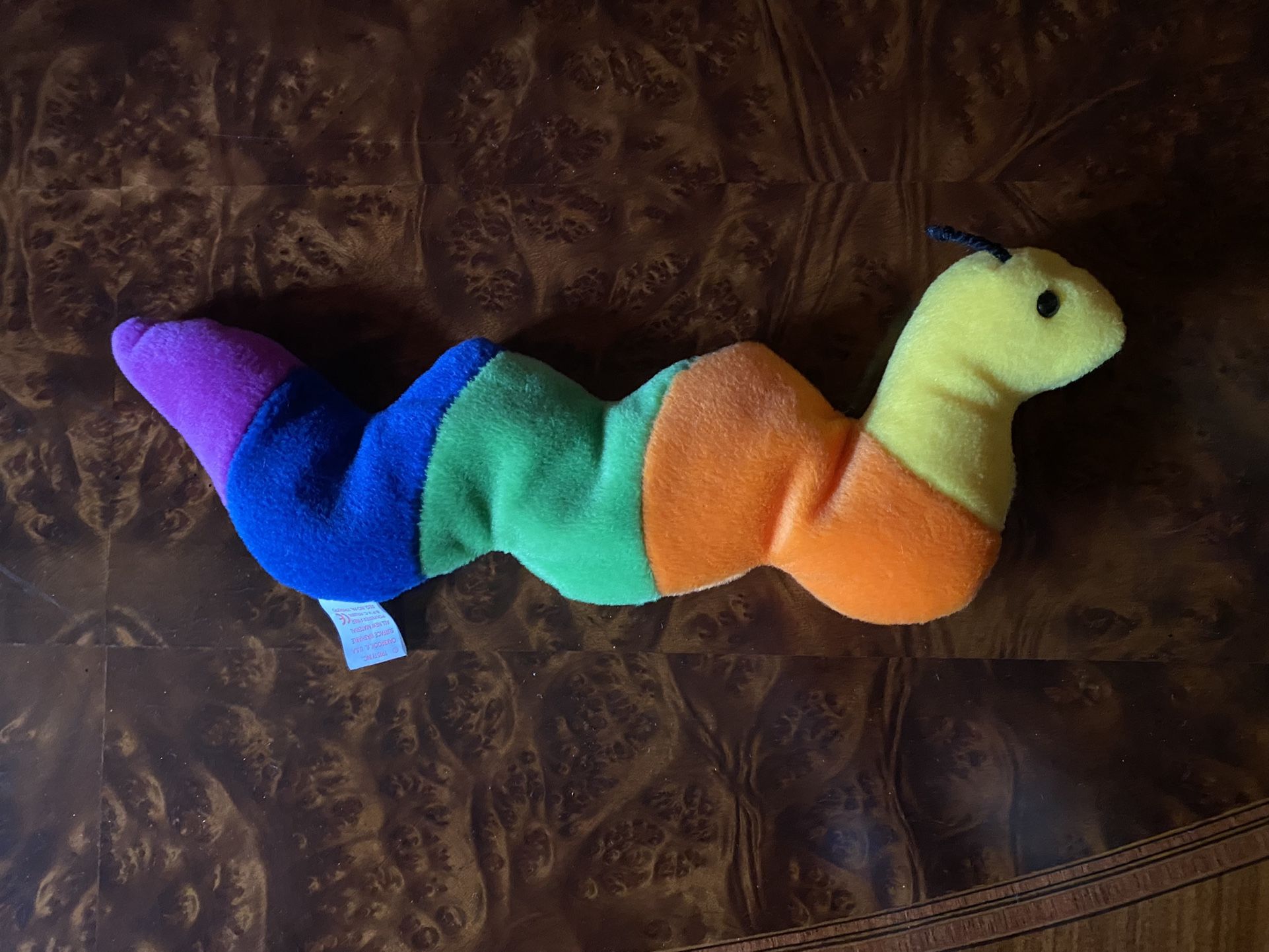 TY - Beanie Baby - 1995 - Inch - Rainbow Worm