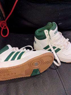 Adidas Mid-Top Sneakers White and Green