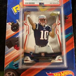 2014 JIMMY GAROPPOLO TOPPS FINEST ROOKIE CARD PSA MINT 9