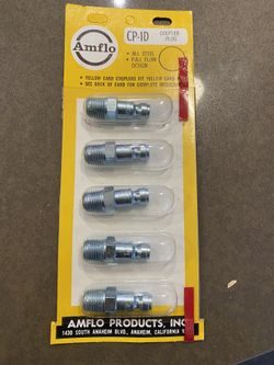 Amflo CP-1D Coupler Plug Pack Of 5 New