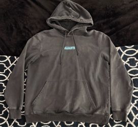 AllSaints Ryder Hoodie Dark Gray Pullover in men's XS
