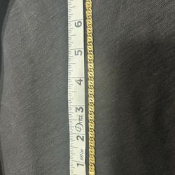 14k Italy Gold Curb Link Bracelet 