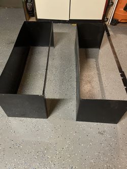 Wheel well cubbies/storage box 
