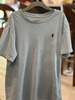 Ralph Lauren Short Sleeve Shirt Size 8 Small Light Blue