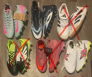 Adidas Nike Lotto New Balance Soccer Cleats Football Boots Men’s Size 9.5