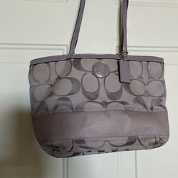 Lavender Coach Purse
