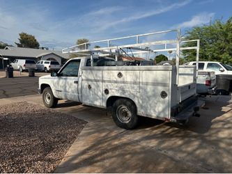 2000 gmc 3500 single cab utility truck